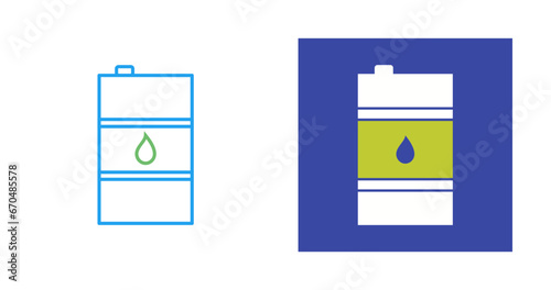 Oil Barrel Vector Icon