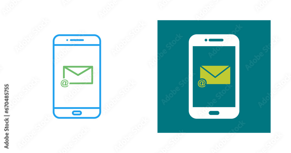 Email App Vector Icon Email App Vector Icon