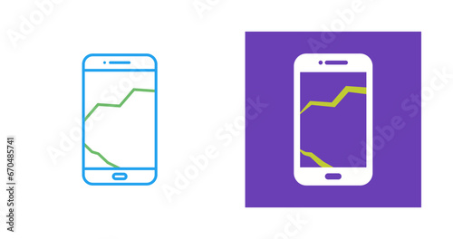 Broken Cell Phone Vector Icon