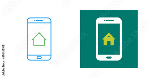 Free Download Home Screen Vector Icon - GFXLoad