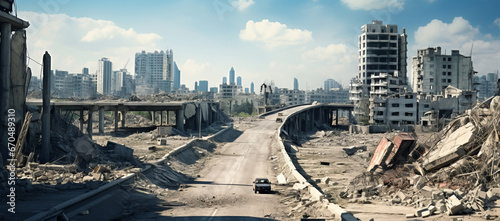 Ruined Cityscape photo