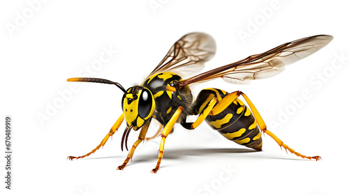 clean picture of a wasp, wasp with white background, wasps, white background wasp © MrJeans