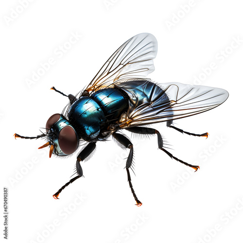 flie bug, insect, flie on clean white background, illustration of a flie