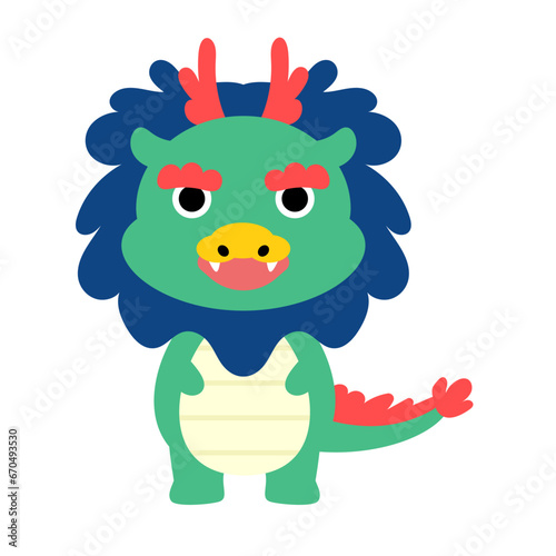 용 캐릭터 일러스트