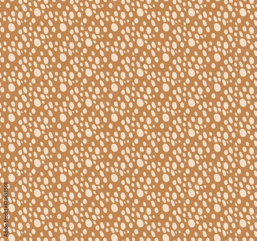 Background hand drawn with monochrome dotted texture. Polka dot pattern.