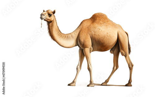 Camel Symbolizing Resilience on transparent background on Transparent Background © Artimas 