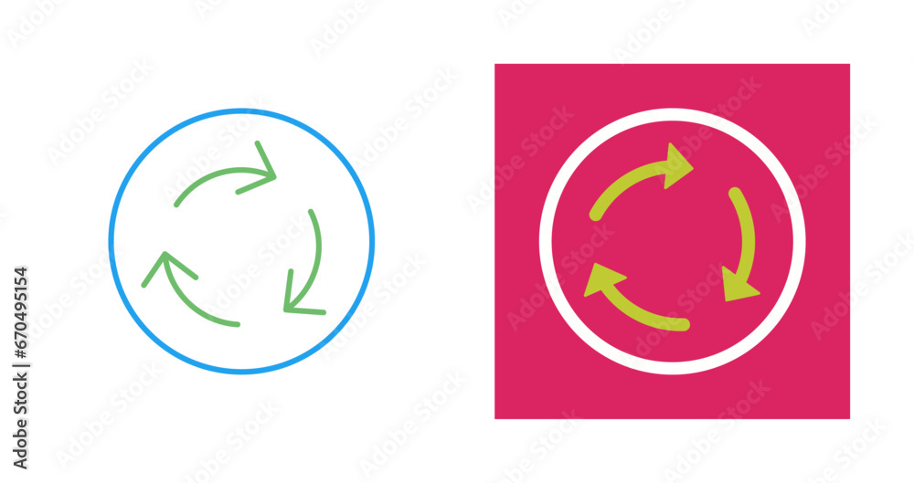 Recycle Vector Icon Recycle Vector Icon