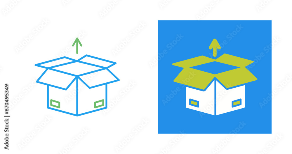 Remove from Package Vector Icon Remove from Package Vector Icon
