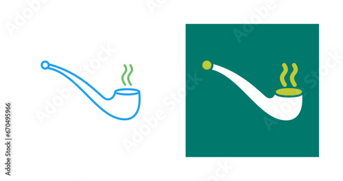 Smoking Pipe Vector Icon