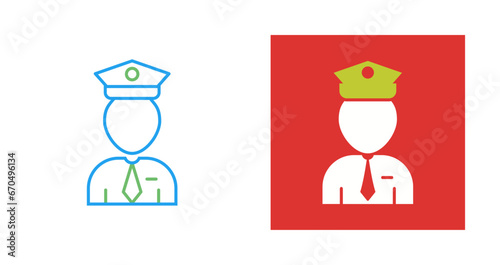 Flight Captain Vector Icon