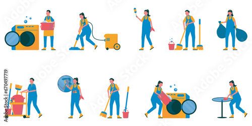 Cleaning Service Illustration