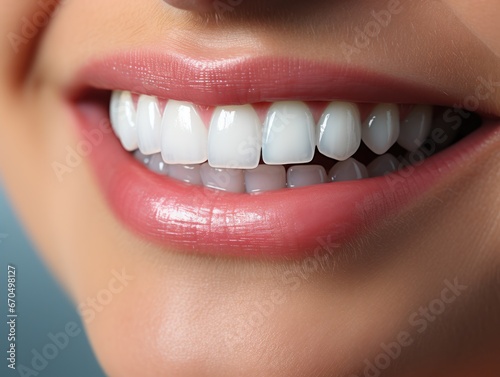 Teeth smile white close up dentist generatieve ai