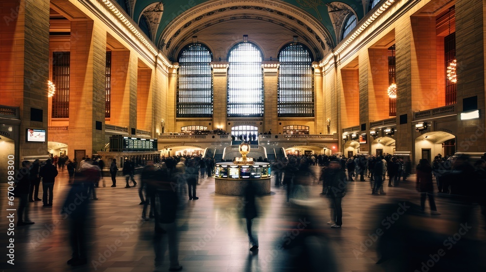 Time stands still and rushes simultaneously within the grandeur of Grand Central