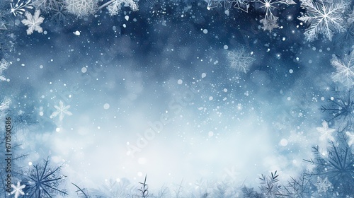 Xmas card, poster, or banner design. Decorative, holiday-themed, elegant, red and green, ornamented, artistic, snowy, winter, celebration, yuletide, invitation. Generated by AI.