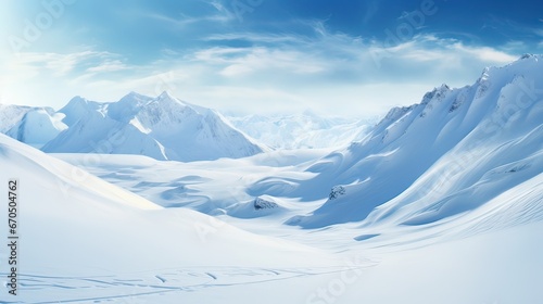 Winter paradise, alpine magic, skiing thrill, mountain escape, snowy delight. Generated by AI.