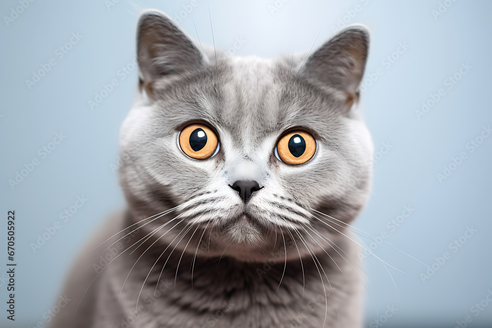british short hair cat, cat, pet, grey cat, beautiful cat