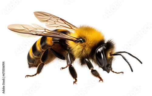 Bumblebee Species Great Yellow on isolated background ©  Creative_studio