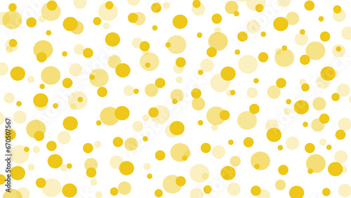 Yellow and white background seamless pattern with dots