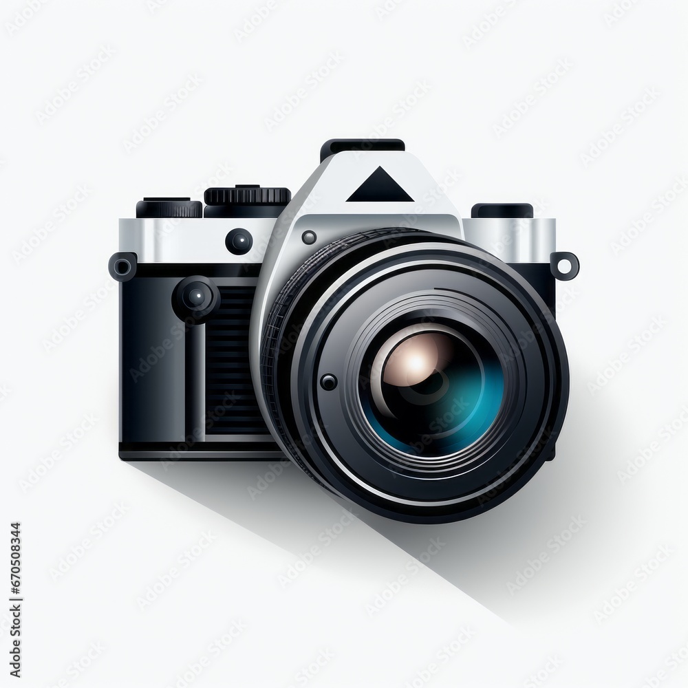 minimalistic camera pictogram perfect for a print