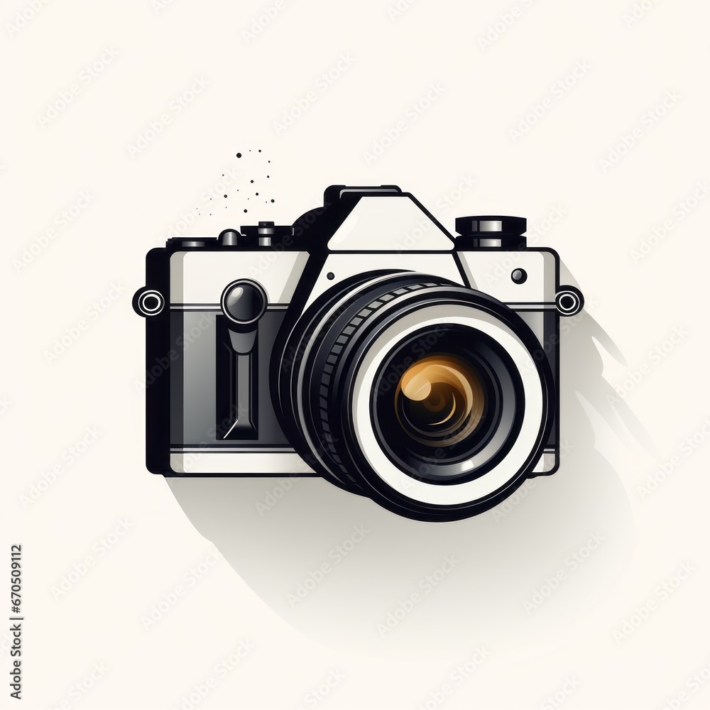 minimalistic camera logo perfect for a print minimalistic camera logo perfect for a print