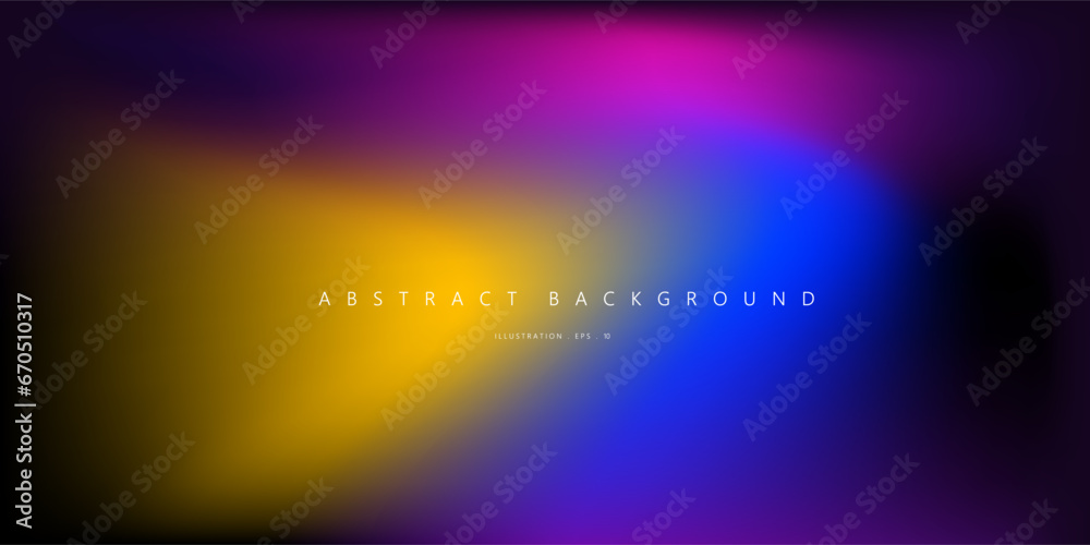 Fototapeta premium Abstract Colorful gradient modern background for template, poster, flyer design. Vector illustration 