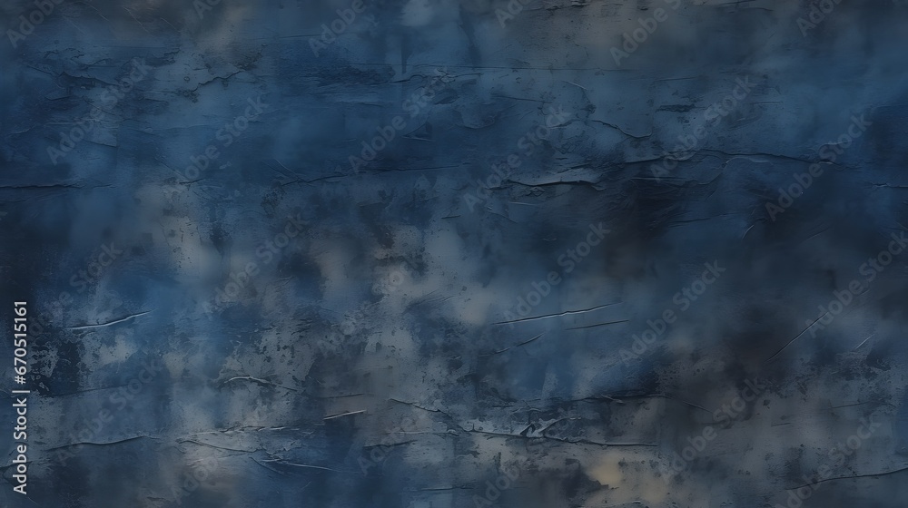 Beautiful Abstract Grunge Decorative Navy Blue Dark Stucco Wall Background. 