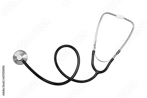 Stethoscope isolated on transparent background	 photo