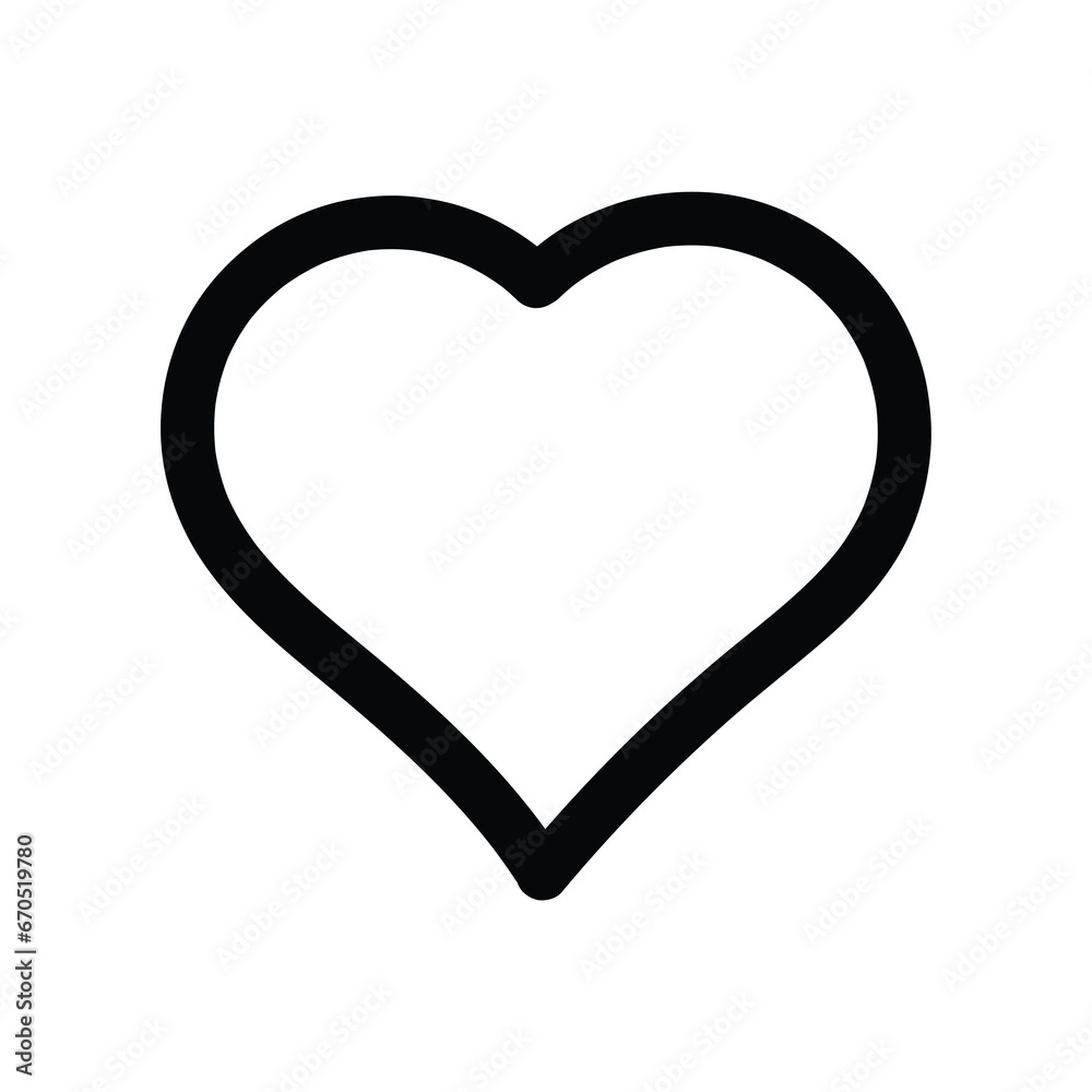 A hand-drawn cartoon heart icon on a white background. A hand-drawn cartoon heart icon on a white background.
