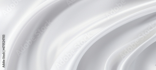 Smooth elegant rippled white silk or satin luxury cloth texture, wedding background, beautiful soft blur pattern natural, Abstract background design luxury white cloth