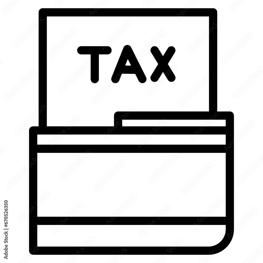tax folder line tax folder line