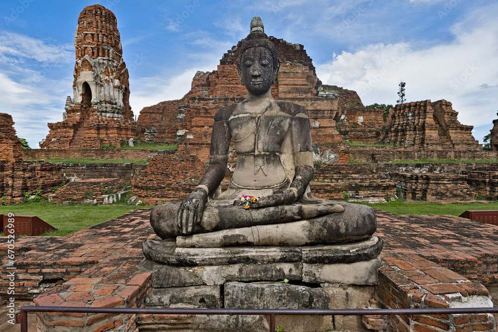 Wat Phra Mahathat temple complex in Ayutthaya Wat Phra Mahathat temple complex in Ayutthaya