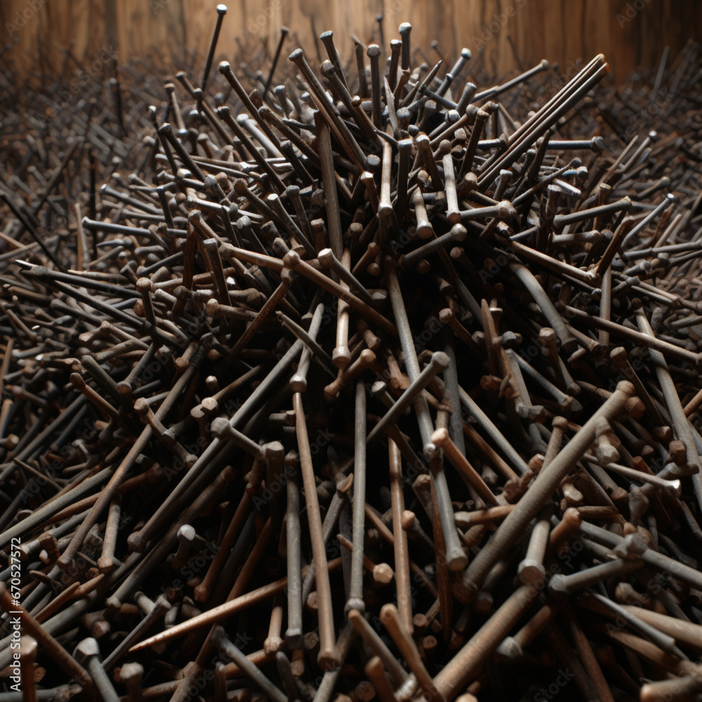 Pile of Nails Generative AI