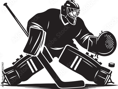 Hockey Player Silhouette, Ice Hockey Player Silhouette
