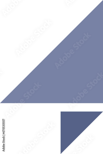 blue arrow isolated on white