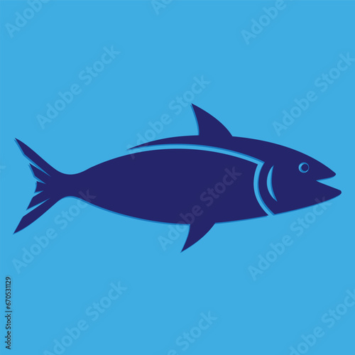 free vector fish logo template