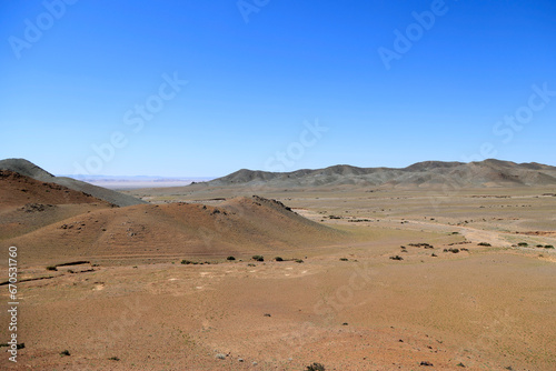 The Gobi-Altai landscape in Mongolia