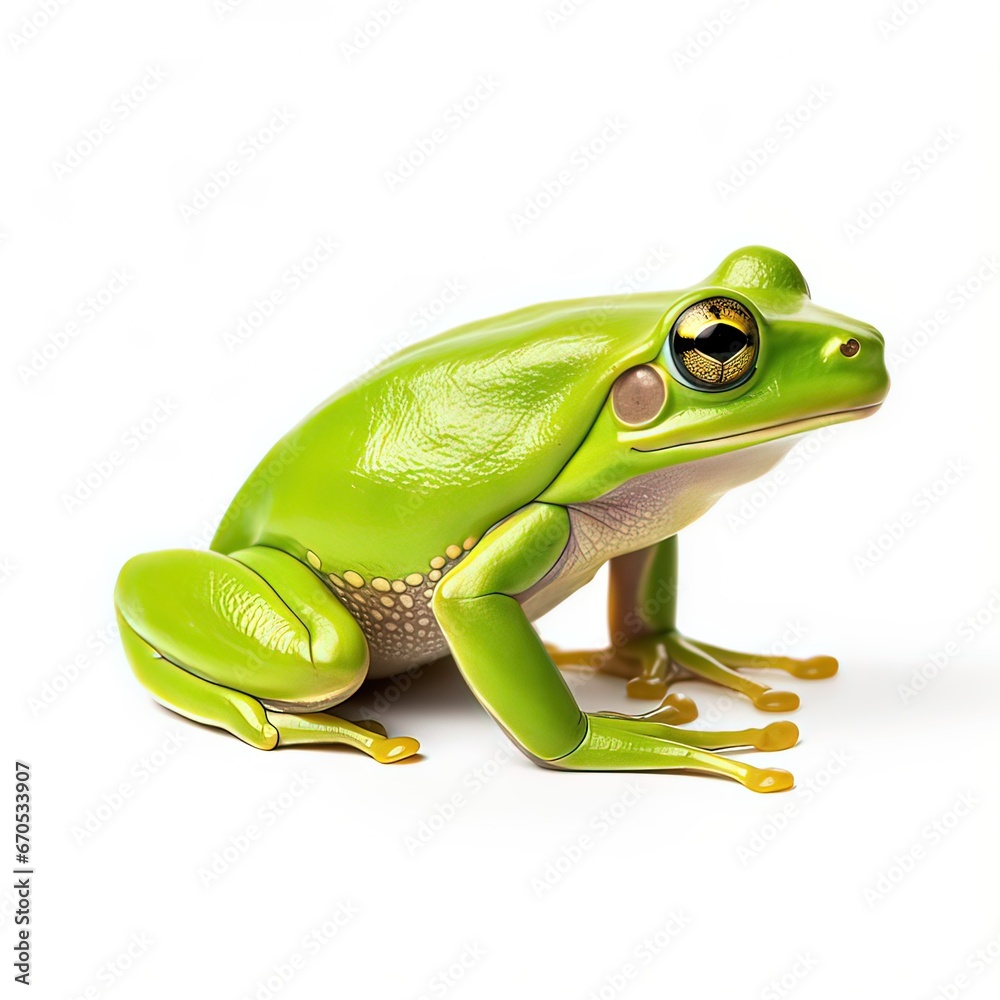 Obraz premium American green tree frog Hyla cinerea