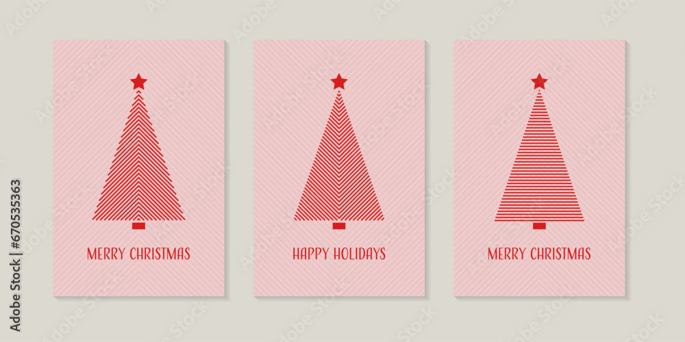 Geometric Christmas tree. Abstract design set. Vector illustration Geometric Christmas tree. Abstract design set. Vector illustration