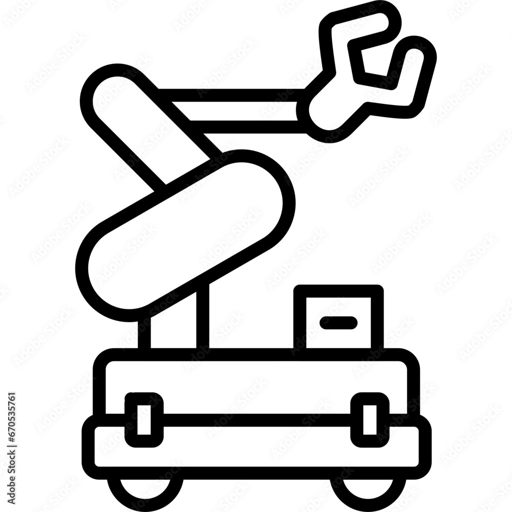 Obraz premium Agv Robot Icon