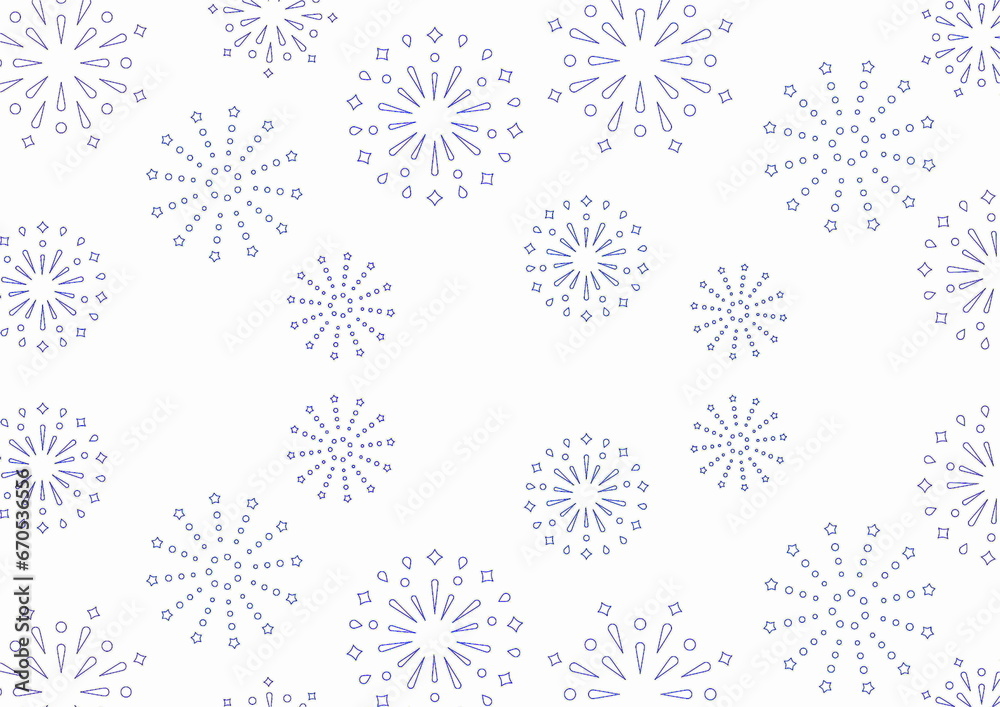 Naklejka premium pattern snowflakes paper background
