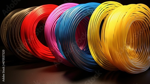 ABS wire plastic for 3d printer of different colors photo
