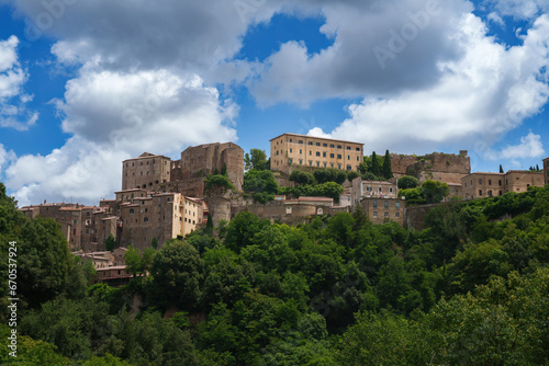 Sorano  historic town in Grosseto province  Tuscany