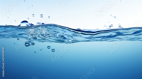 background with moving water and bubbles