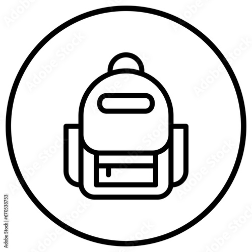 Bagpack Vector Icon Design Illustration