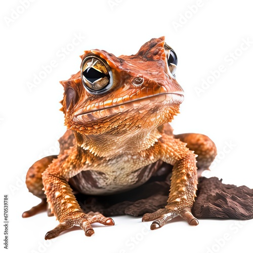 Antillean crested frog Anolis richardsonii photo