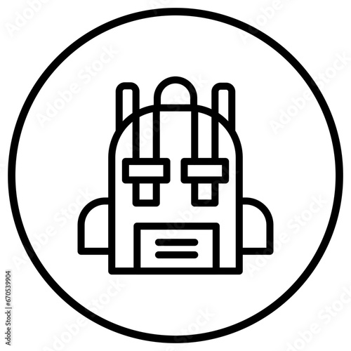 Bagpack Vector Icon Design Illustration