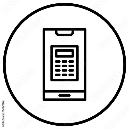 Calculator Vector Icon Design Illustration