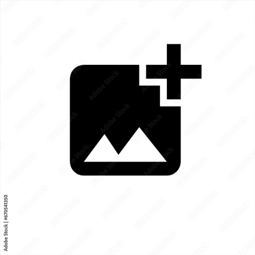 Obraz premium This Add image icon