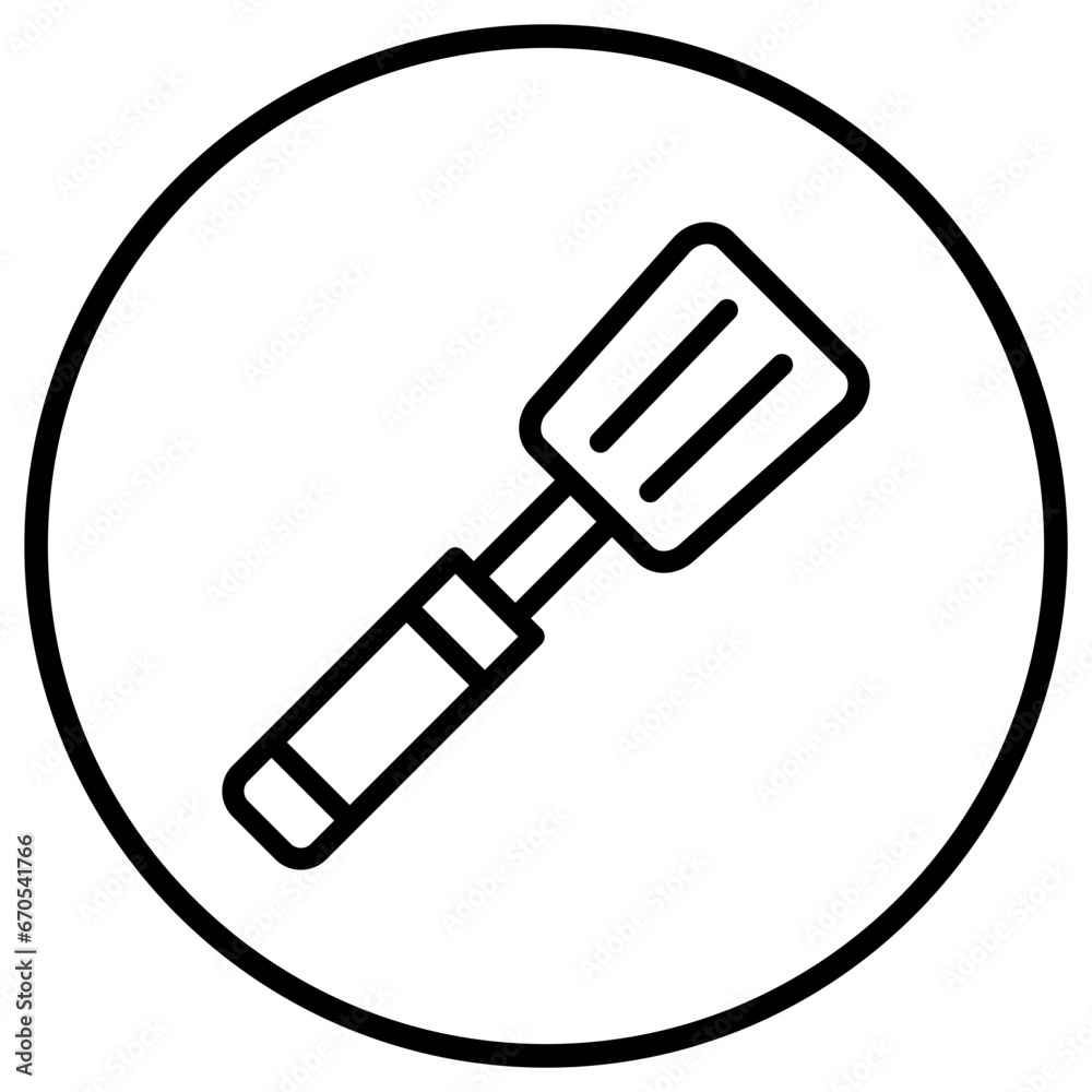Spatula Vector Icon Design Illustration Spatula Vector Icon Design Illustration