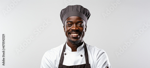 Smiling chef. 